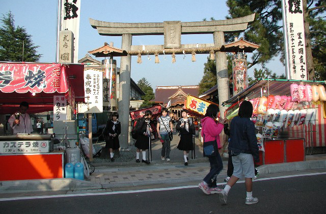 国神神社の春季祭礼
