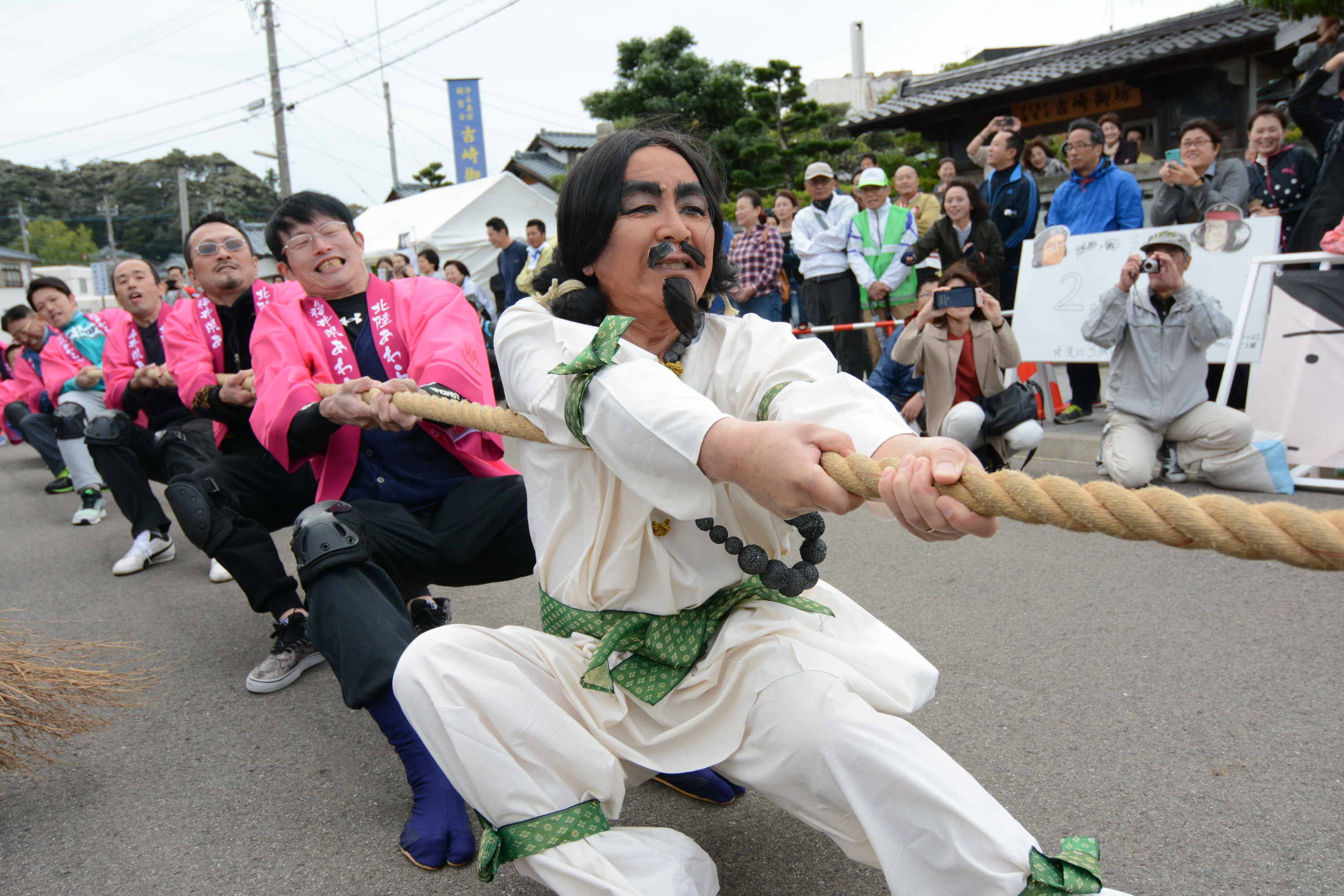 鹿島の森伝説 越前・加賀県境綱引き