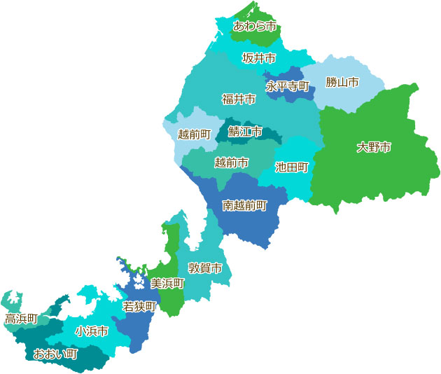 福井県マップ